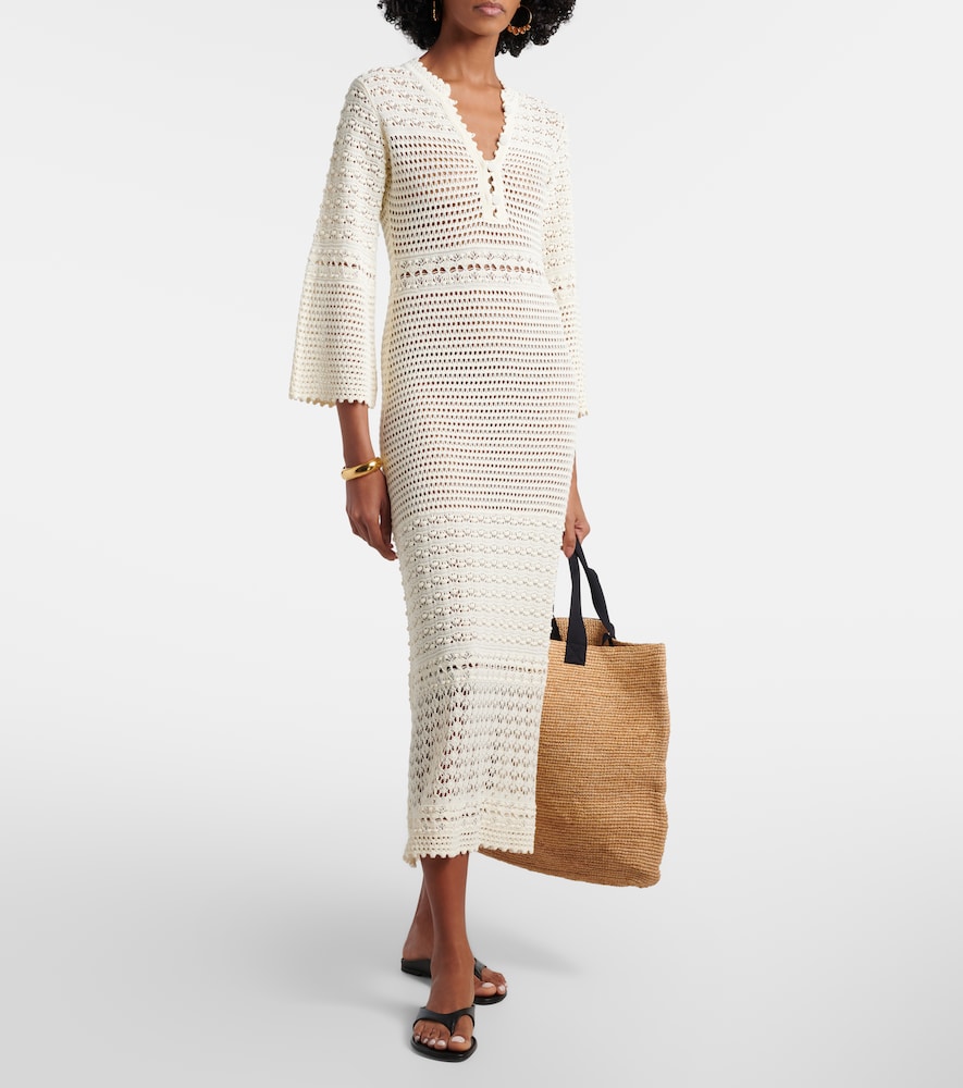 Eres Madone crochet midi dress