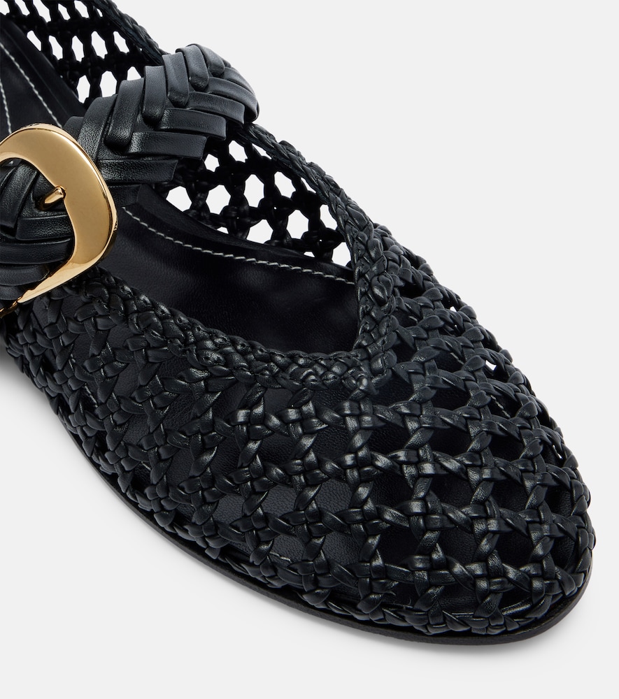  Zimmermann Zimmermann Alchemy Braided Leather Mary Jane Flats 