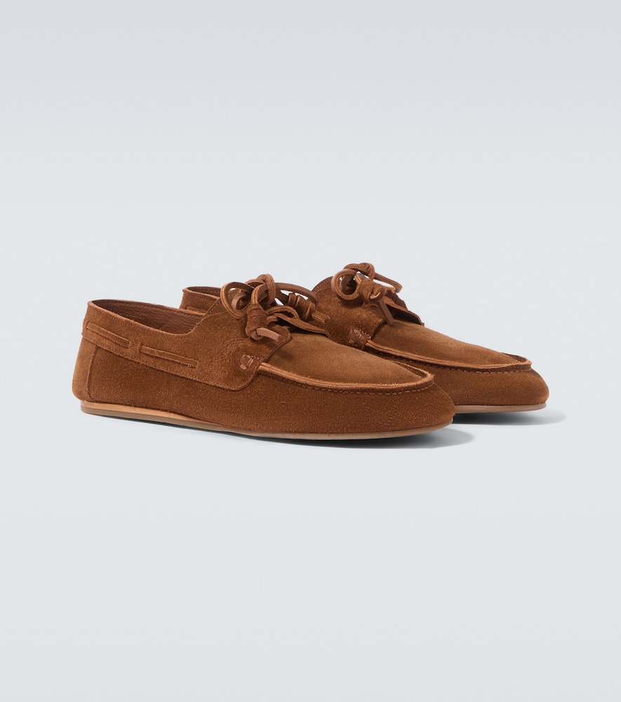 Ancient Greek Sandals Chaussures bateau Pliario en daim