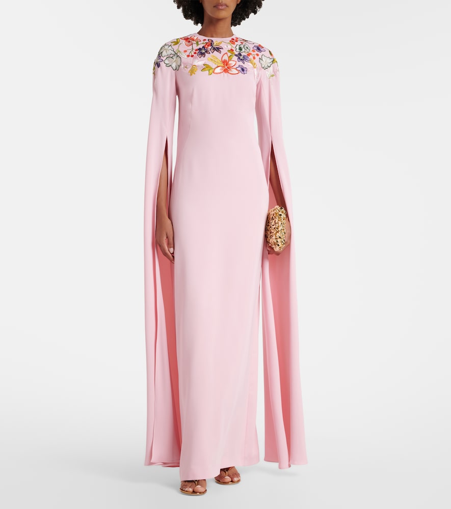 Costarellos Embroidered gown