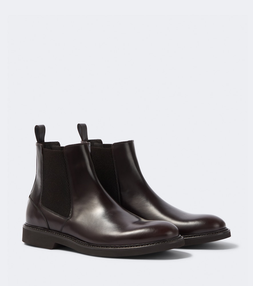 Canali Bottines Chelsea en cuir