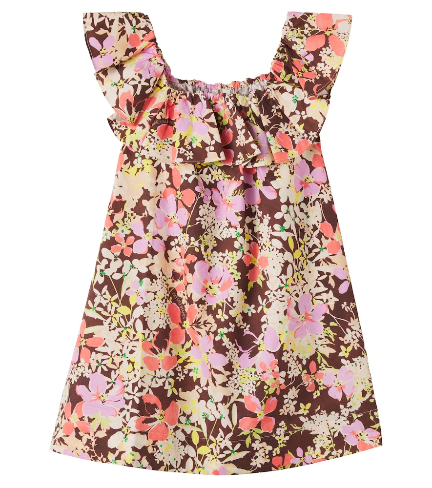 Zimmermann Kids Solstice floral ruffled cotton dress