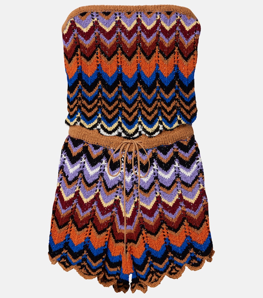 Faithfull Combishort Azul en coton mélangé