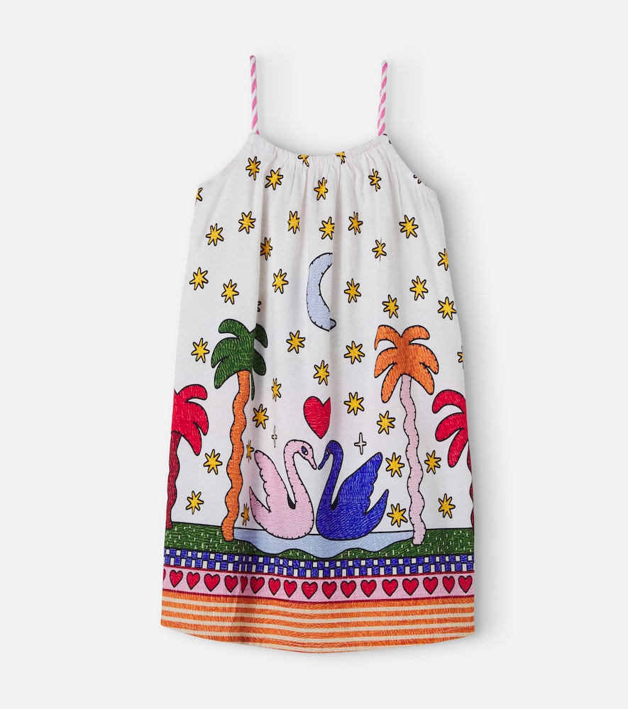 Fábula Bedrucktes Kleid aus einem Baumwollgemisch