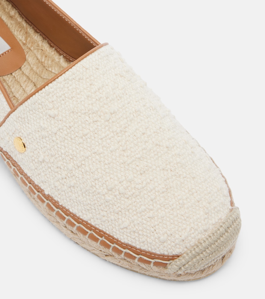  Stella Mccartney Stella Mccartney Gaia Embellished Canvas Espadrilles 