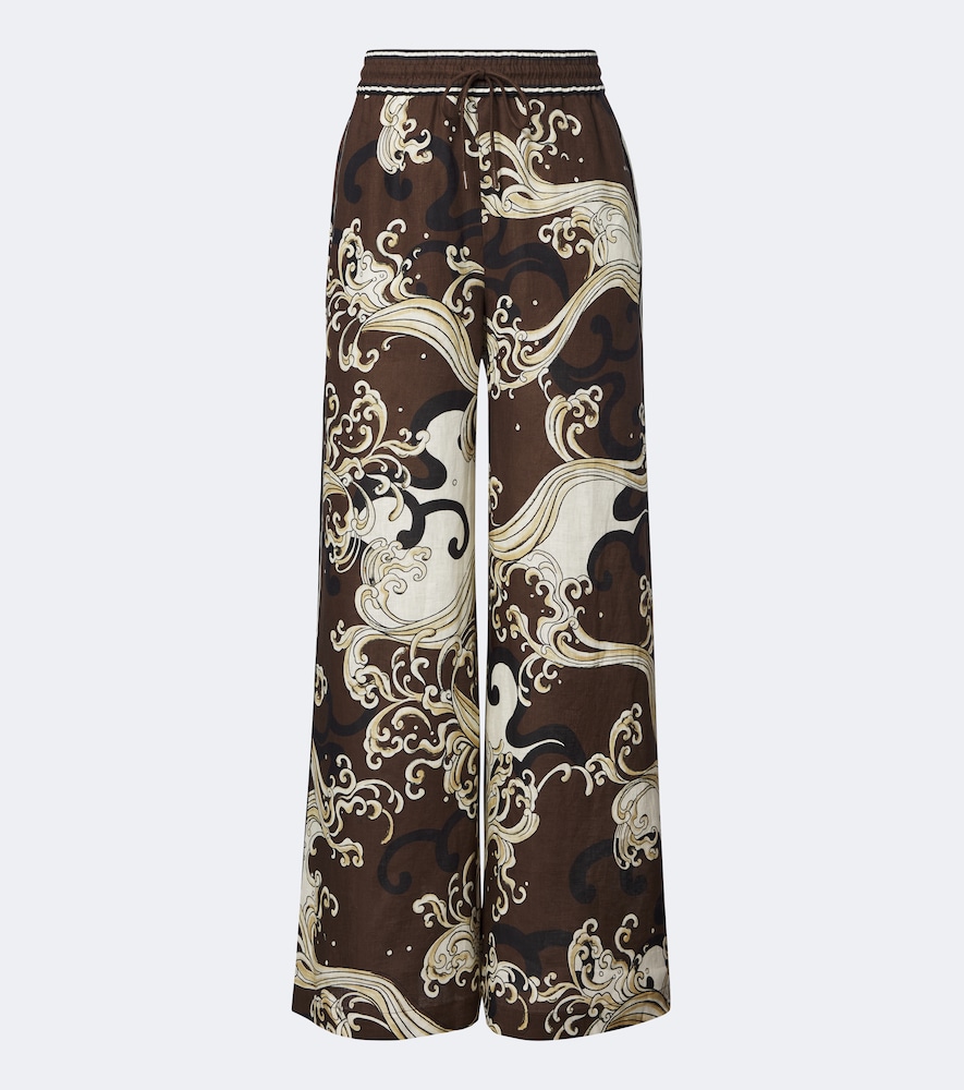 Almais Pantalon ample Otis en lin imprim 360 €