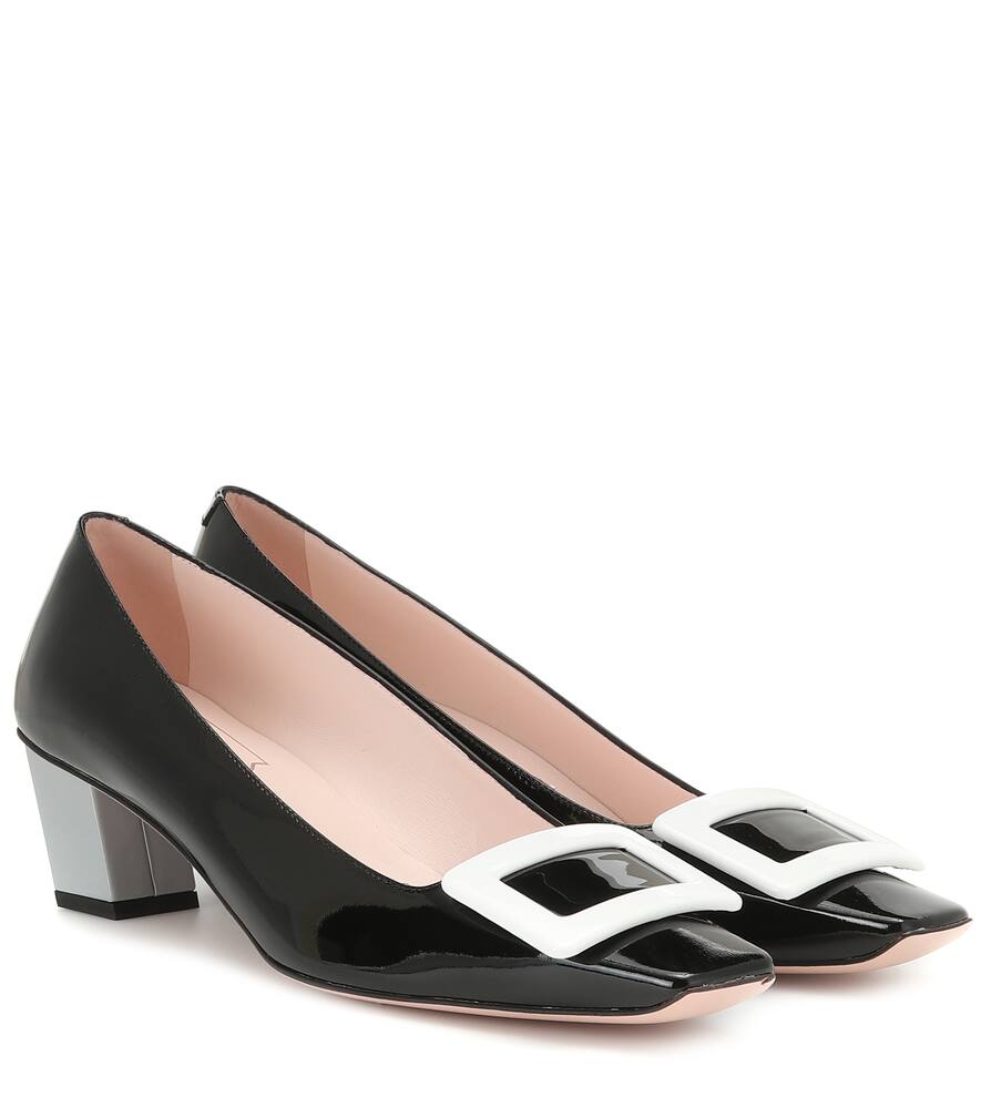 Click to view more detailed imagery on our partner's website Roger Vivier Belle Vivier Patent Leather Pumps In Black