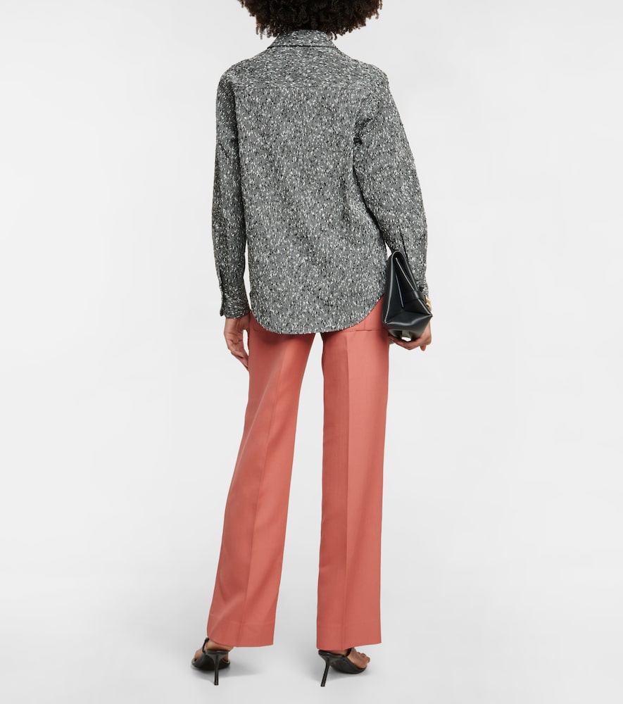  Victoria Beckham Victoria Beckham Hemd Aus Bouclé 