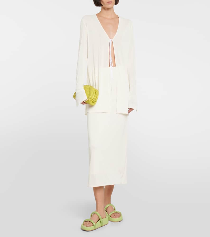 Gianvito Rossi Croisette Embellished Leather Sandals In Green
