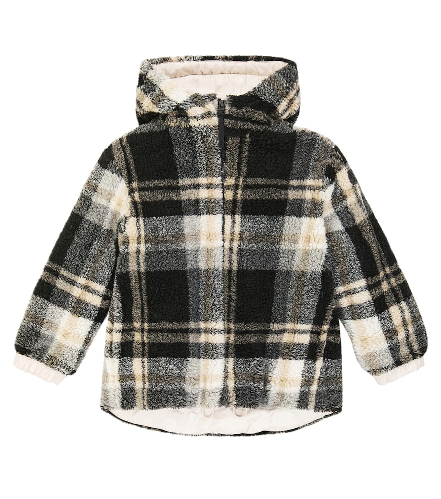 Il Gufo Checked fleece jacket