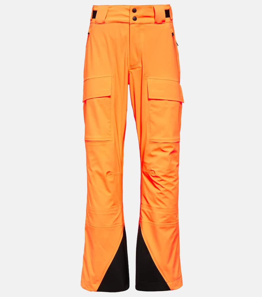 Aztech Mountain Cargo Pocket Ski Pants In Orange