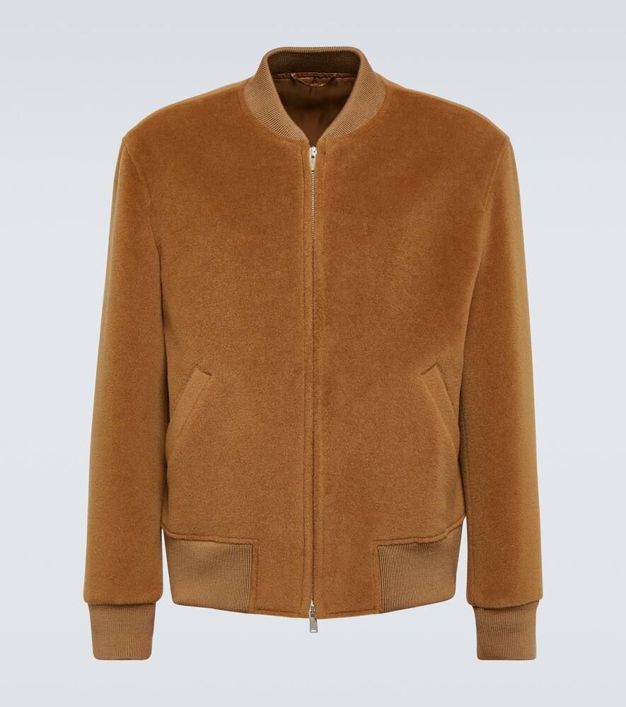 Lardini Virgin wool bomber jacket