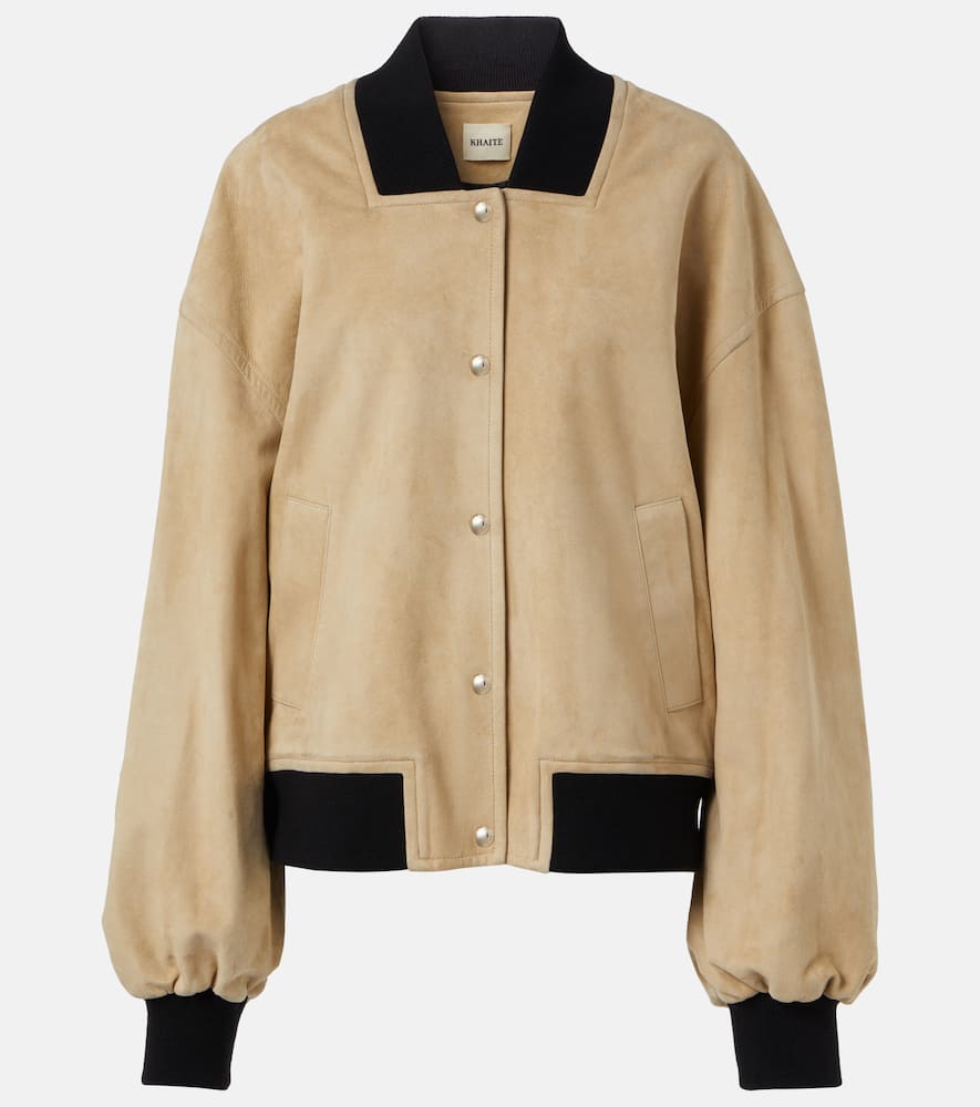 Spence suede bomber jacket
