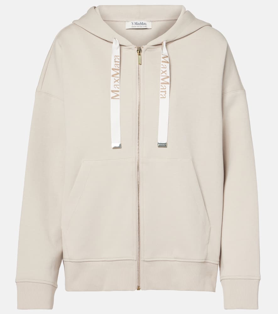 'S Max Mara Jour cotton-blend jersey hoodie