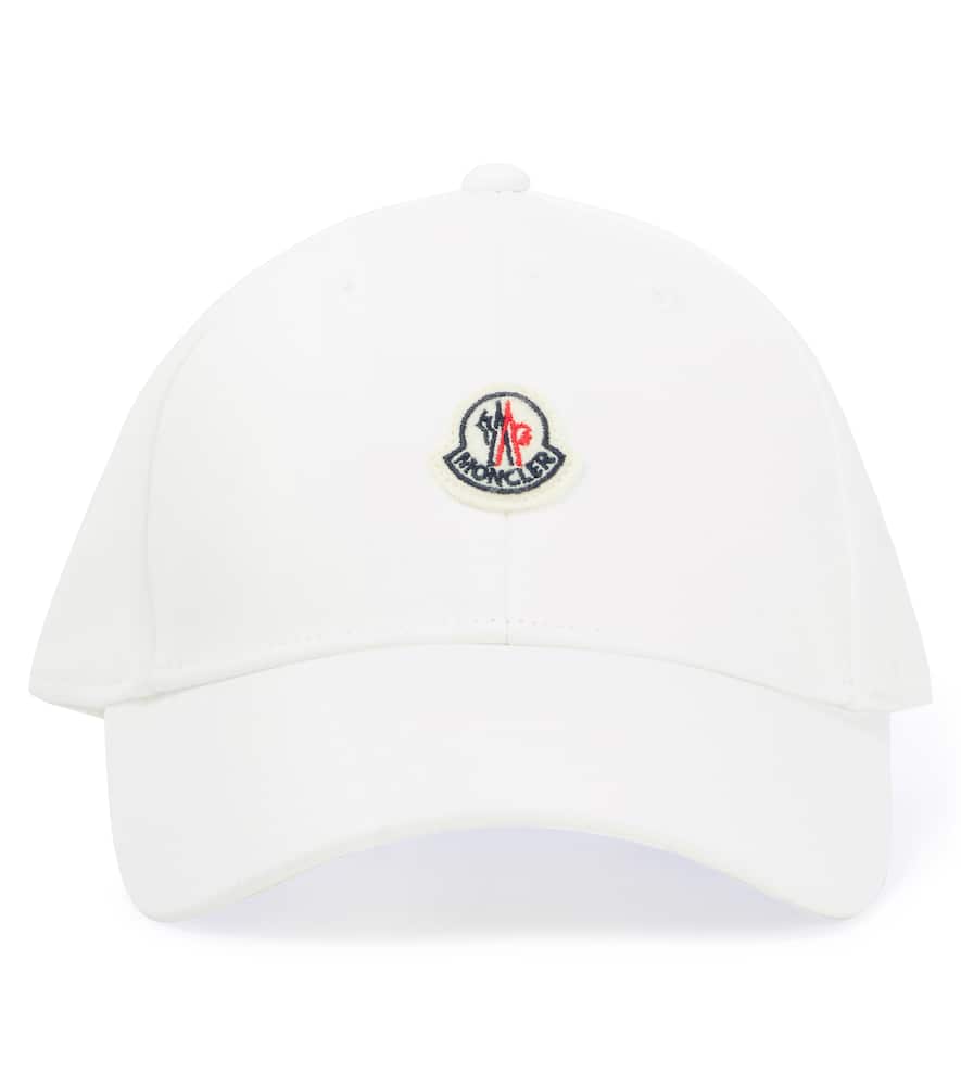 Moncler Enfant Logo cotton gabardine baseball cap