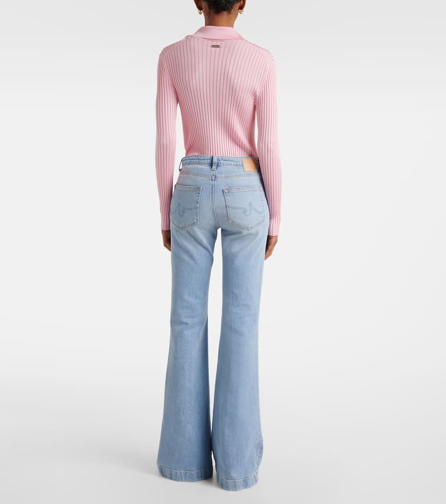 Ag Tropea High-rise Flared Jeans In Blue