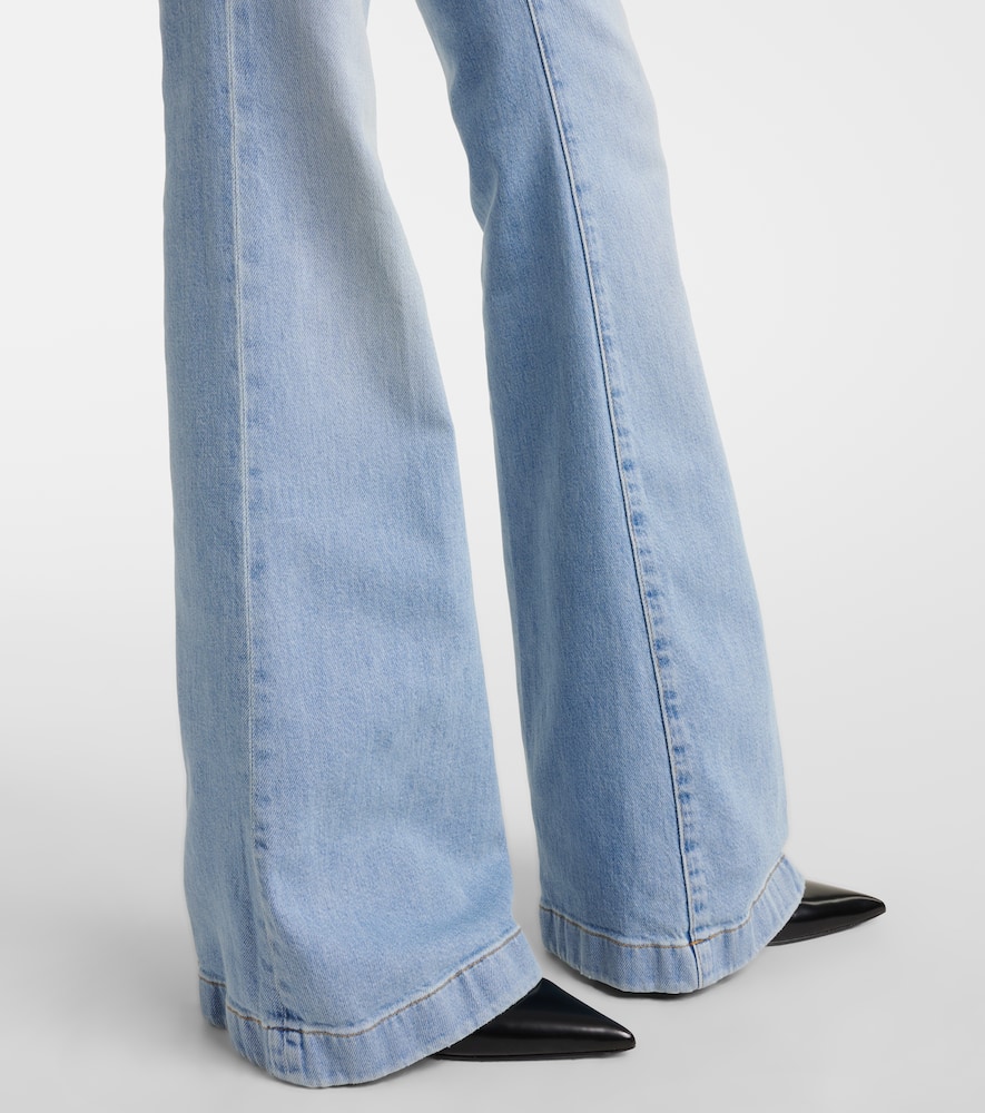 Ag Tropea High-rise Flared Jeans In Blue