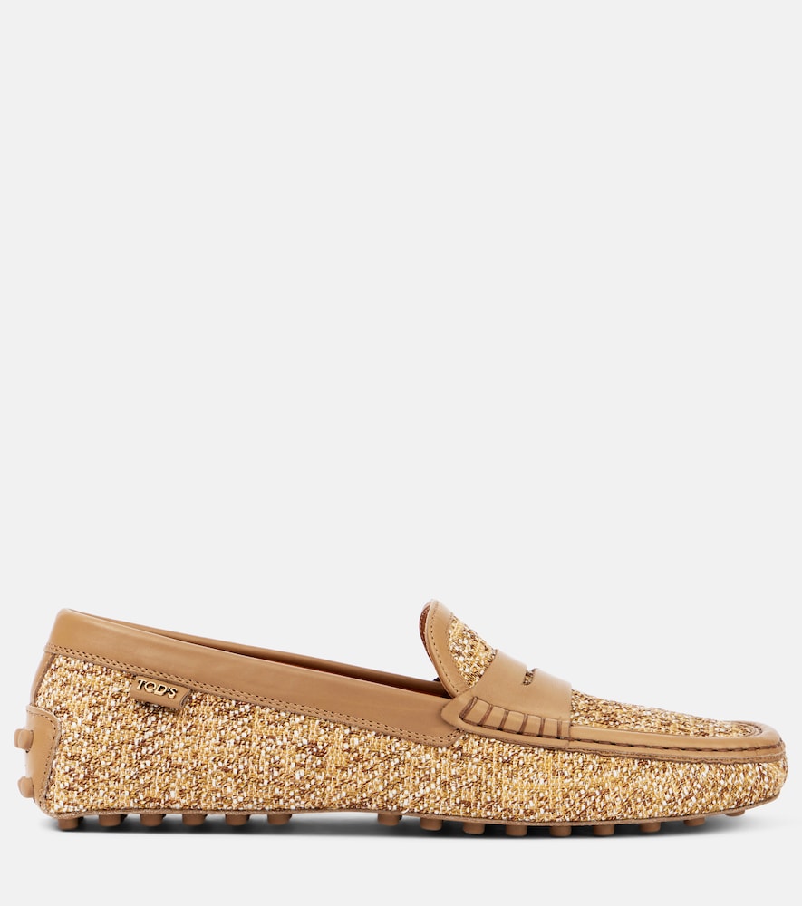  Tod's Tod's Mokassins Gommino Aus Tweed Mit Leder 