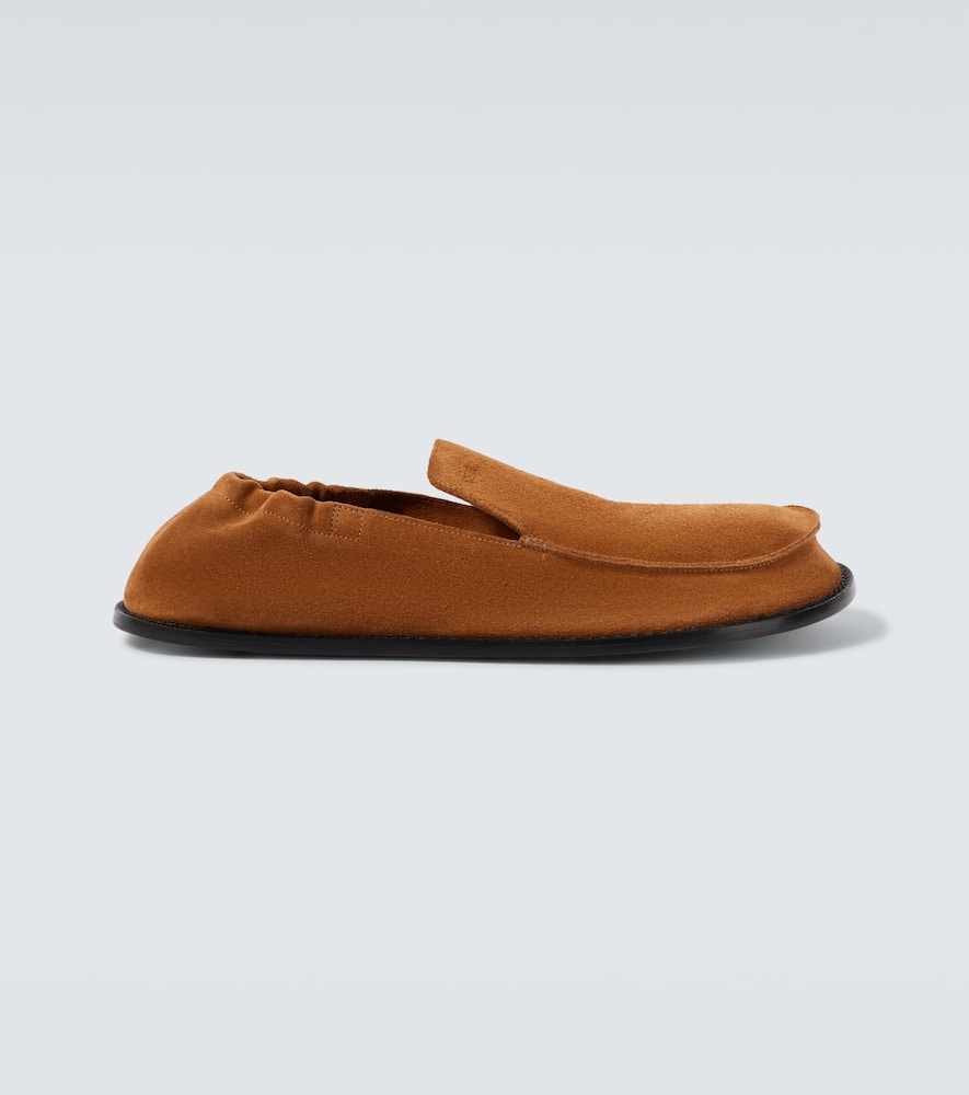 Flex suede loafers