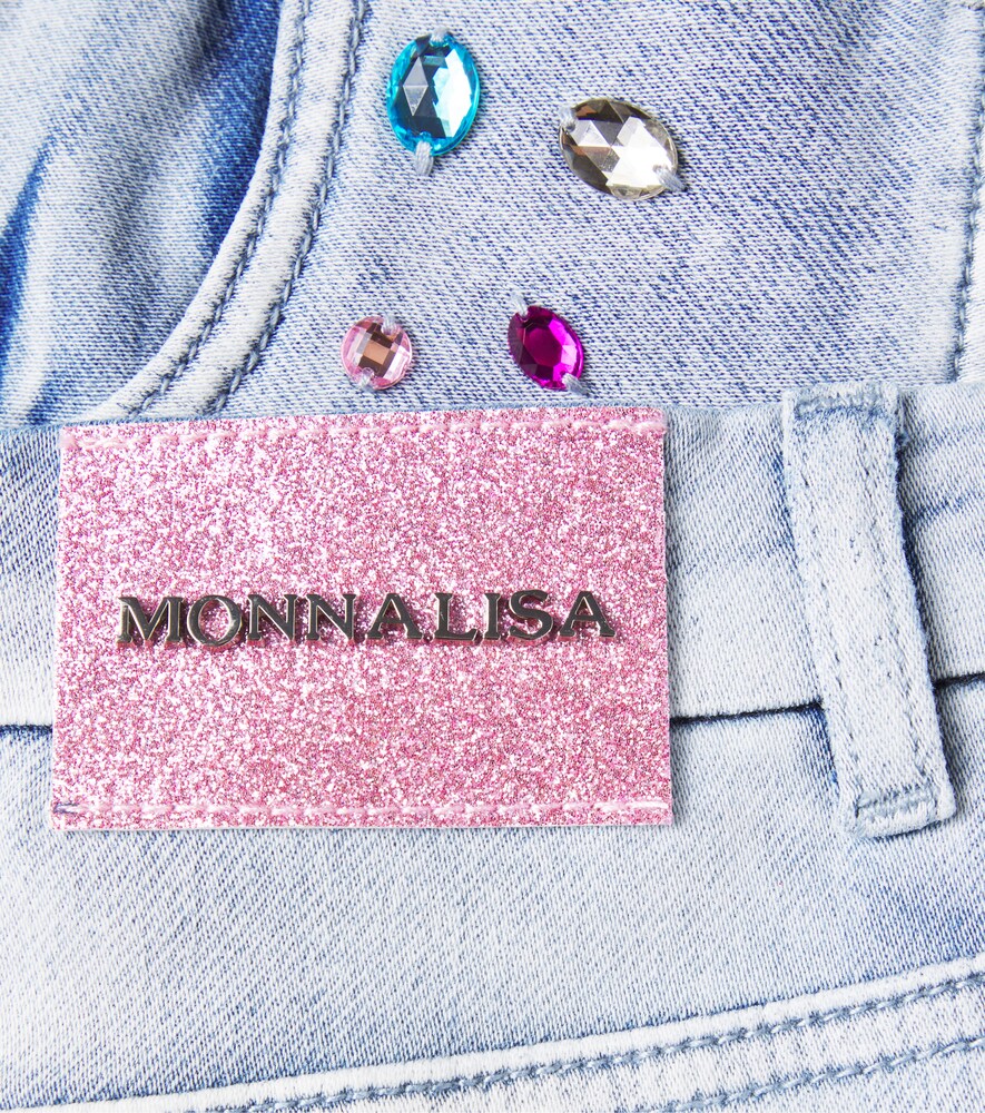  Monnalisa Monnalisa X Disney® Stitch Jeansrock 