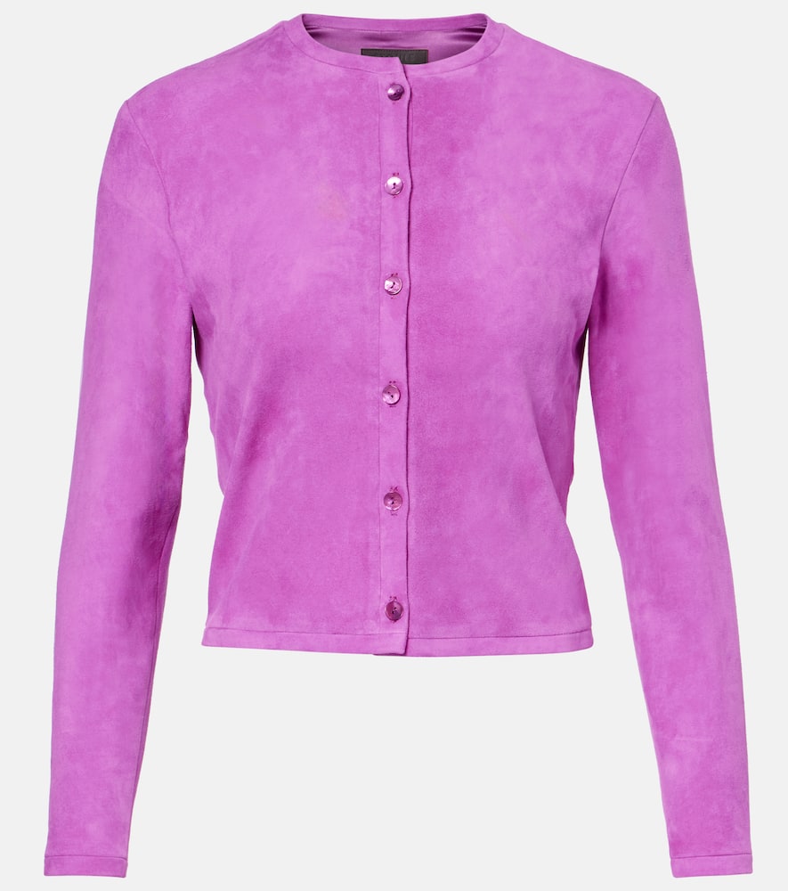 Astrid 24 suede cardigan