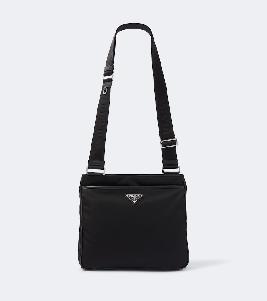 Prada Re-nylon Leather-trimmed Shoulder Bag