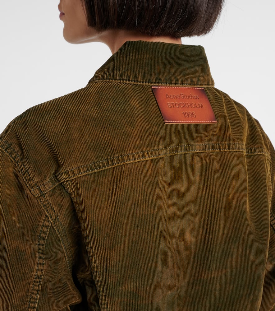 Acne Studios Cotton Corduroy Jacket In Brown