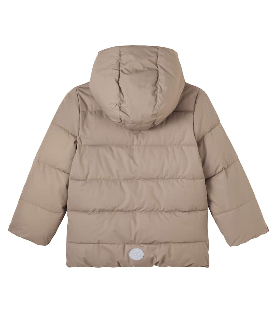 Wheat Gael Hooded Puffer Jacket In Nude