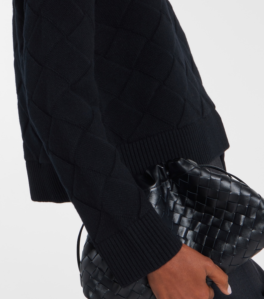  Bottega Veneta Bottega Veneta Intreccio Wool-blend Sweater 