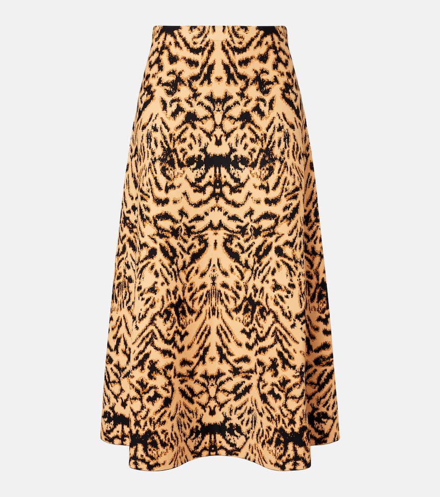 Ulla Johnson Lani Jacquard Midi Skirt In Multi
