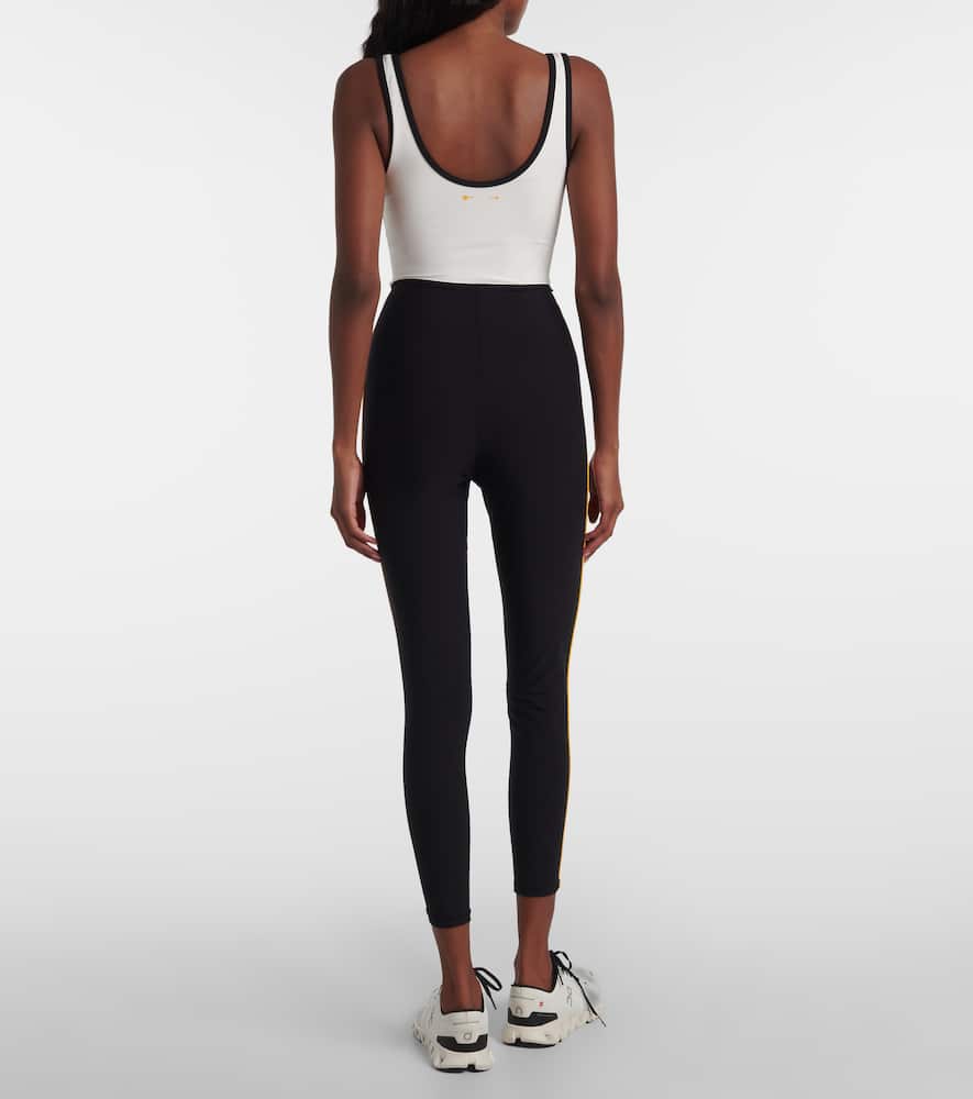 The Upside Prix Charlize Colorblocked Bodysuit In Black