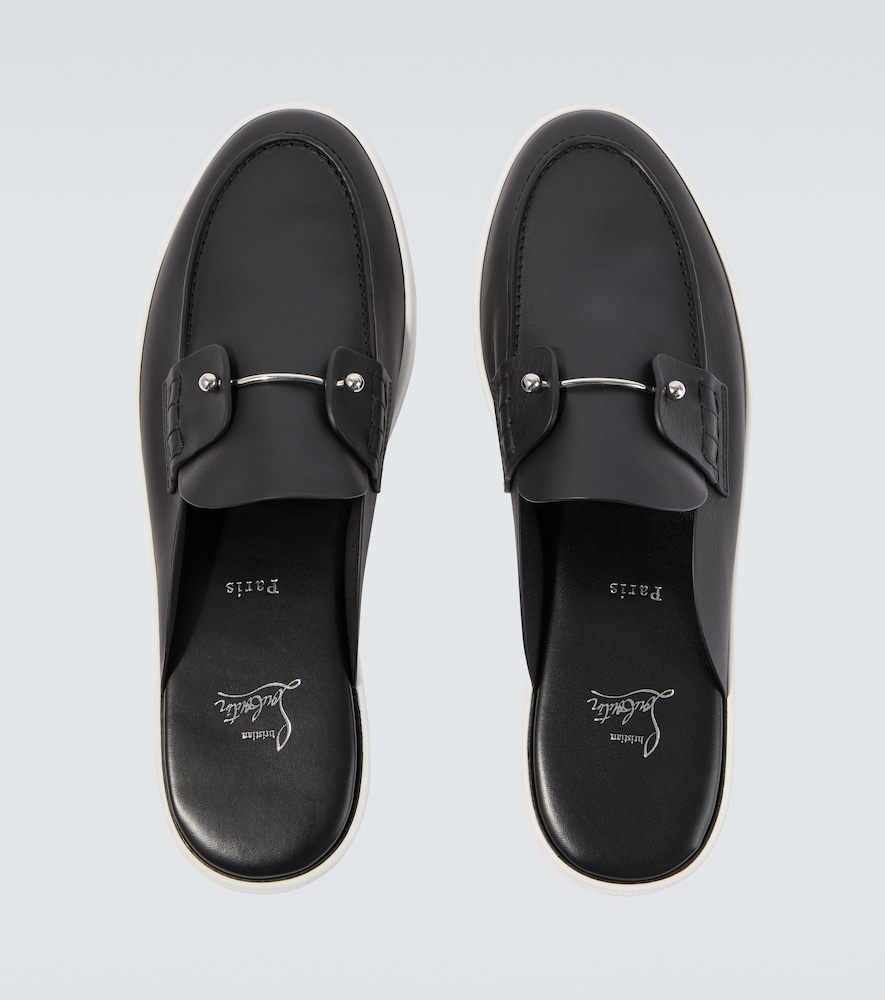  Christian Louboutin Christian Louboutin Slippers Chanme Aus Leder 