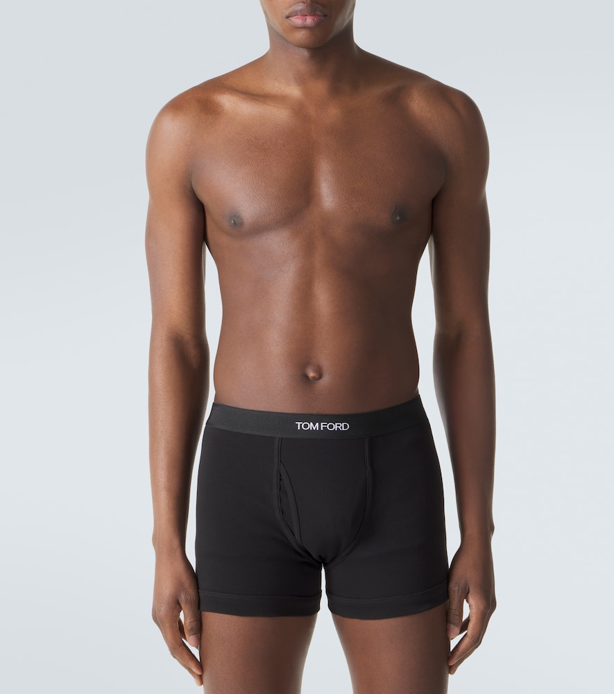  Tom Ford Tom Ford Set Of Two Cotton-blend Boxer Briefs 