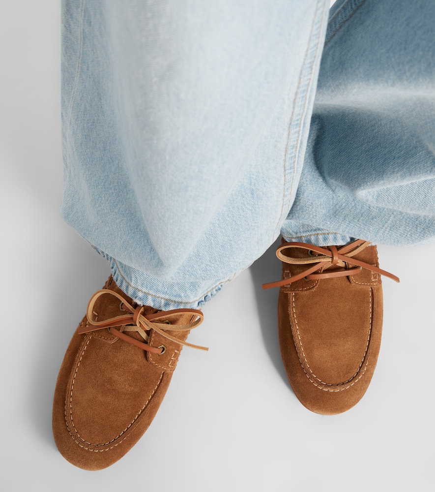 Hogan H693 suede boat shoes