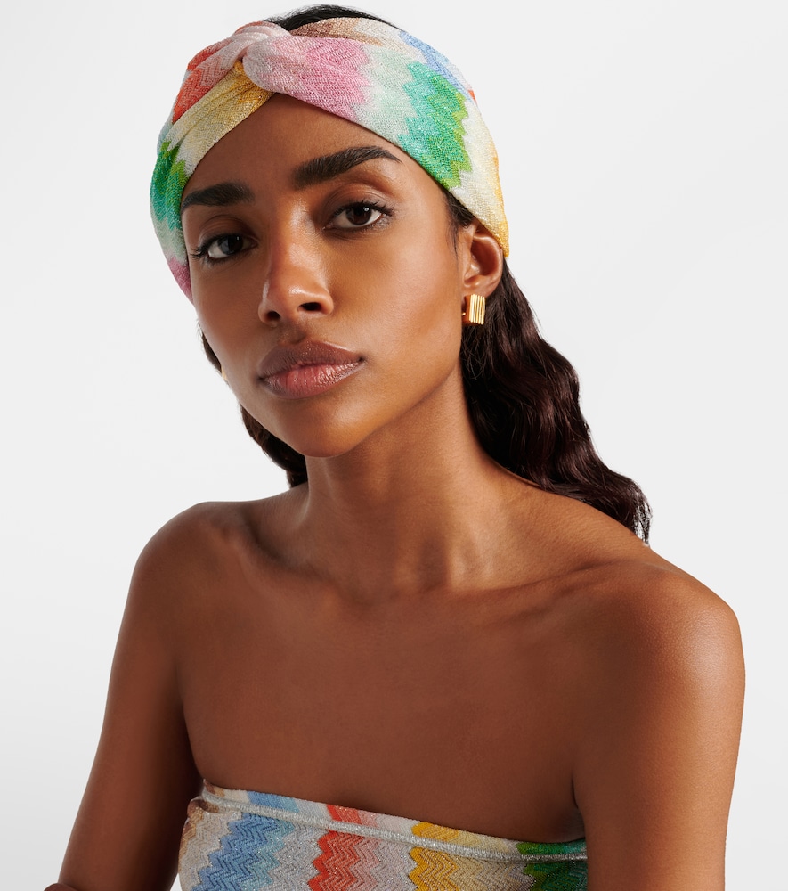  Missoni Missoni Stirnband Aus Häkelstrick 