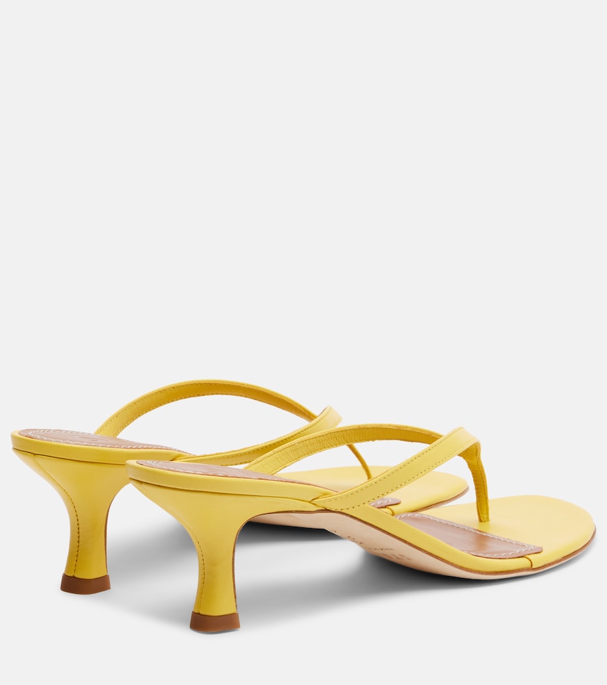  Staud Staud Freja Leather Thong Sandals 