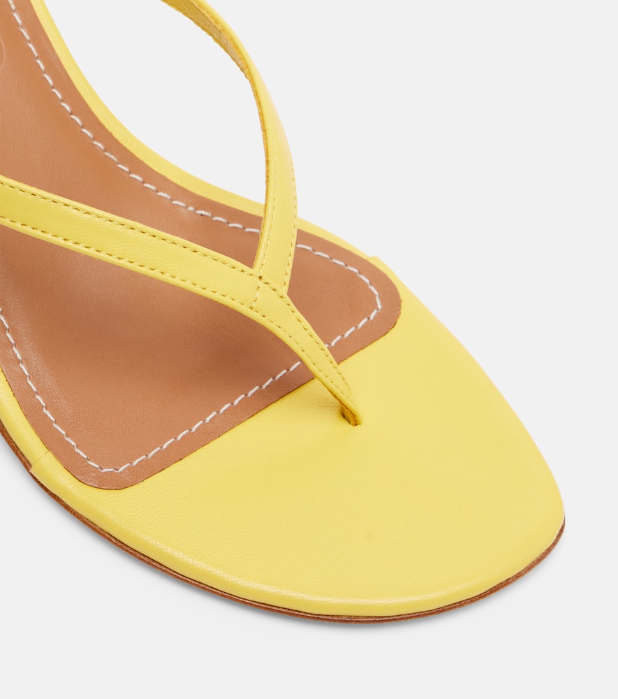  Staud Staud Freja Leather Thong Sandals 