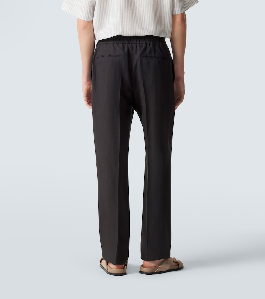  Brioni Brioni Gerade Hose Aus Leinen 