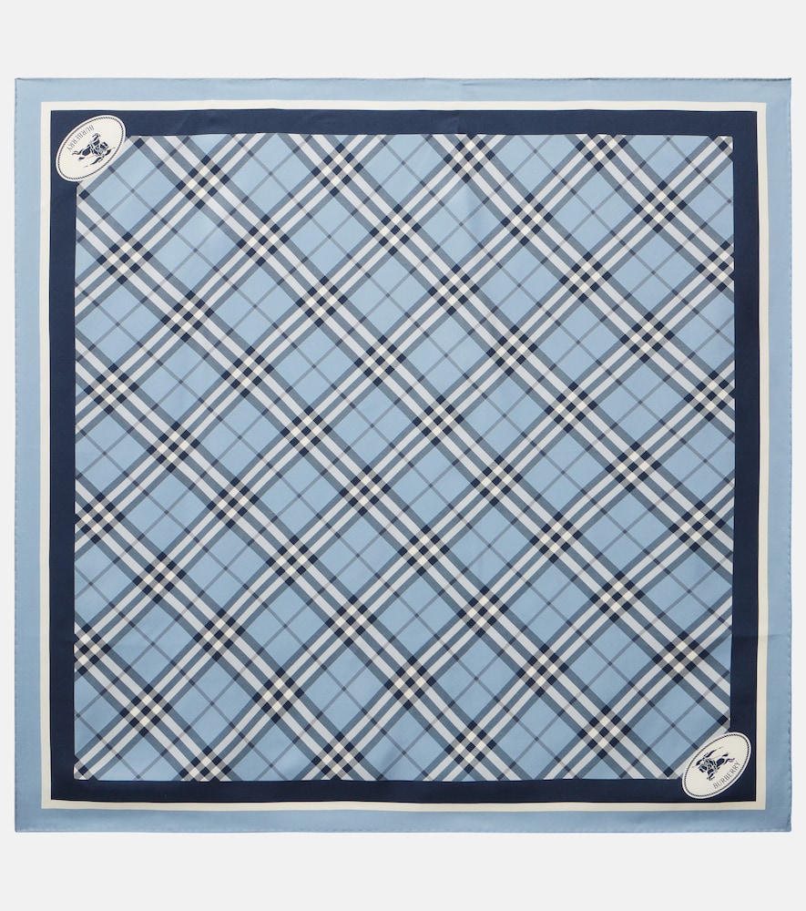 Burberry Check silk twill scarf