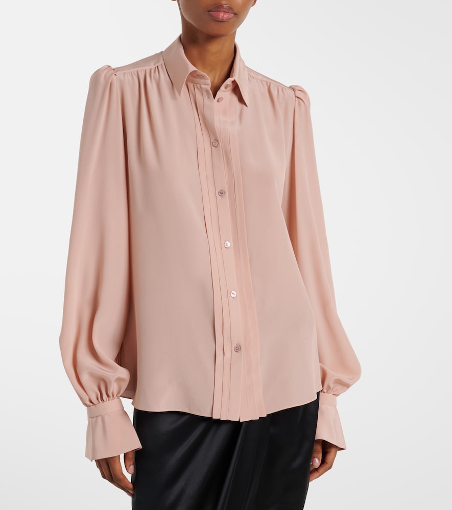  Valentino Valentino Bluse Aus Crêpe De Chine Aus Seide 