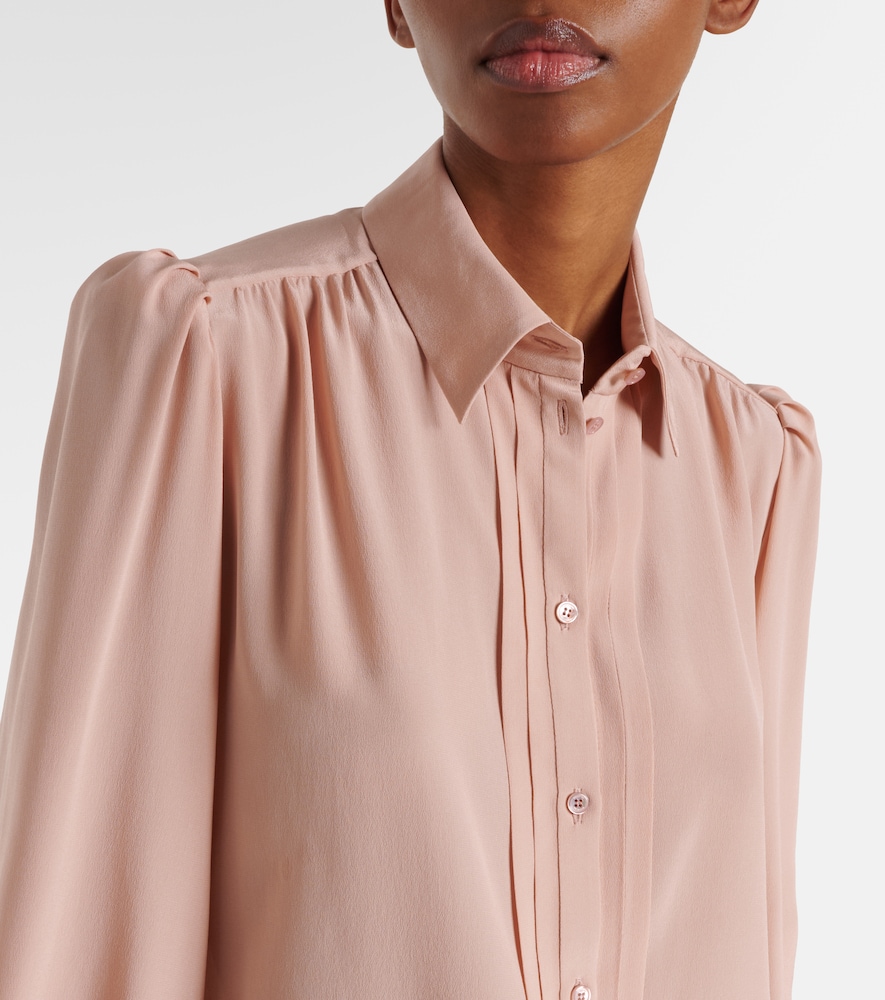  Valentino Valentino Bluse Aus Crêpe De Chine Aus Seide 