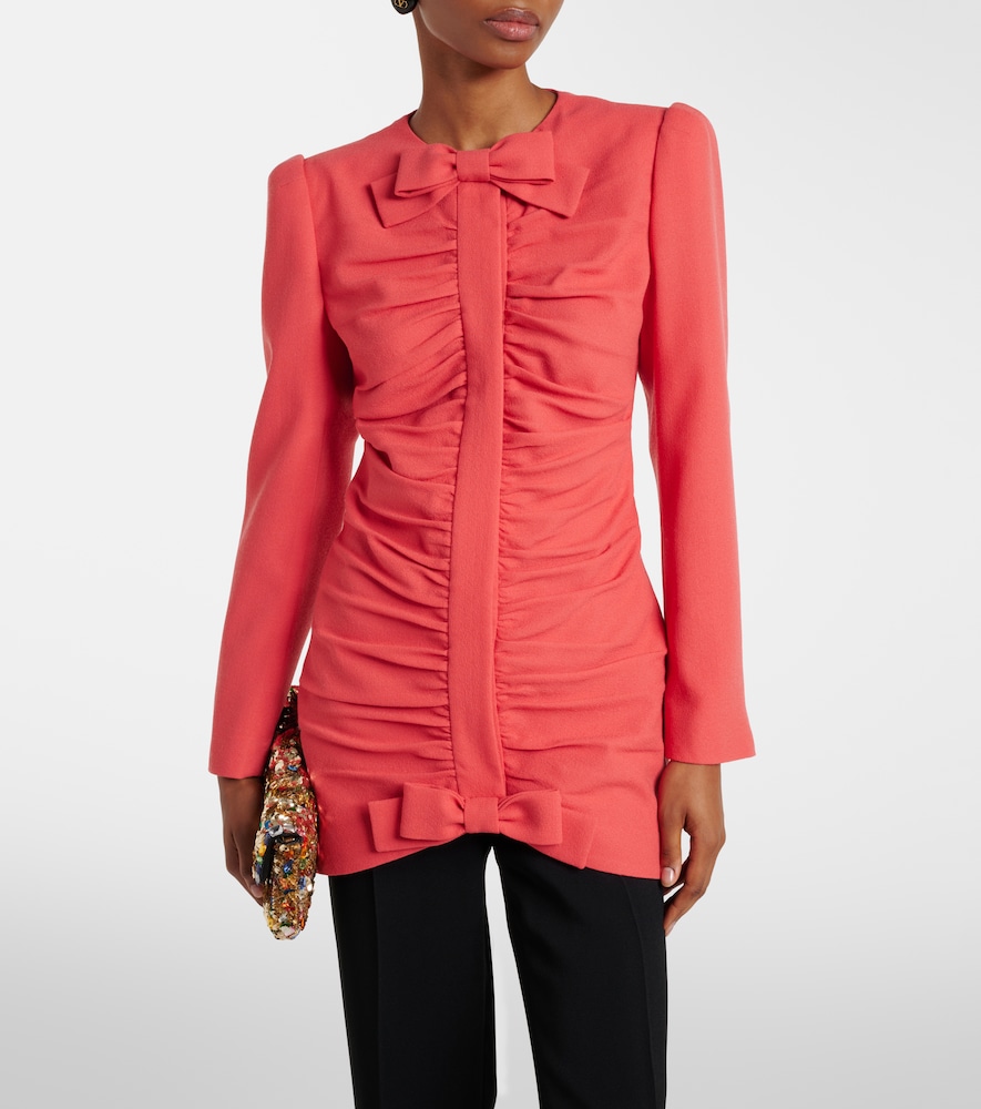  Valentino Valentino Virgin Wool Crepe Jacket 