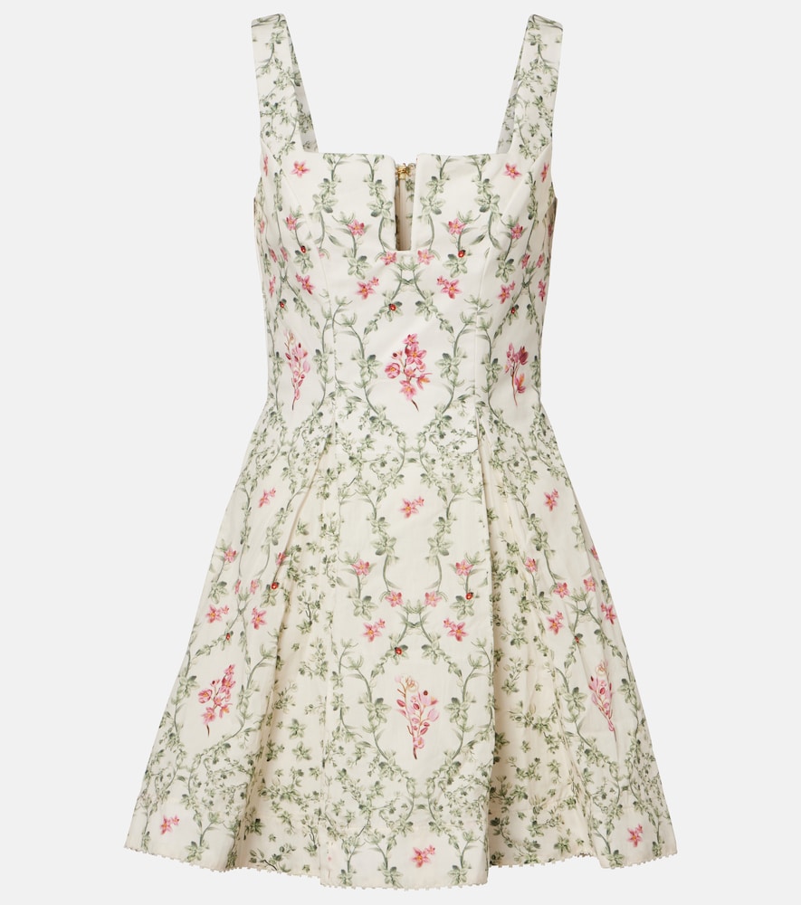 Agua by Agua Bendita Agua floral cotton minidress