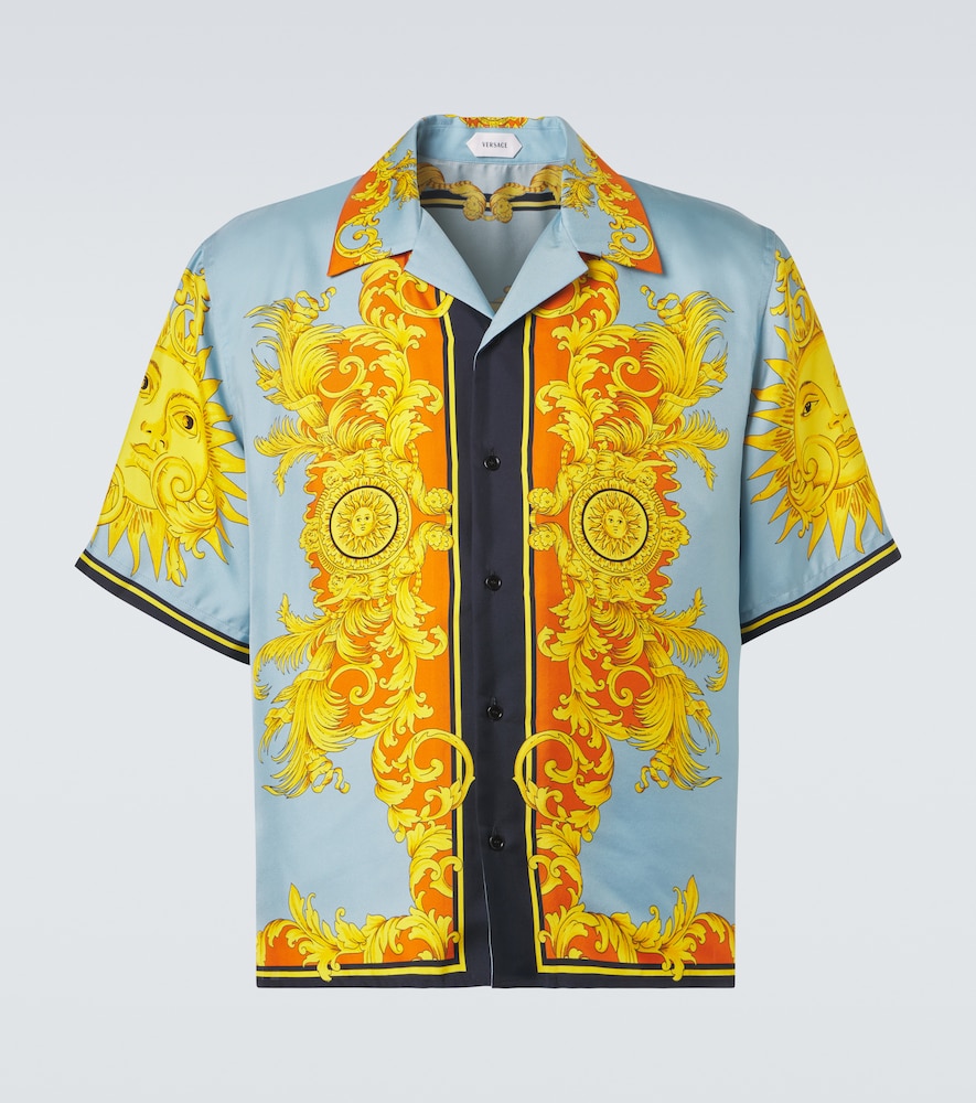 Versace Homme Multicolore Chemise Imprimée En Soie Eu Taille 42 - Mytheresa