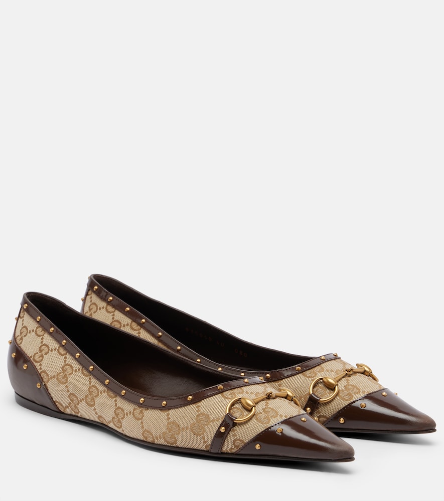 Ballerinas Savoy Horsebit mit Leder