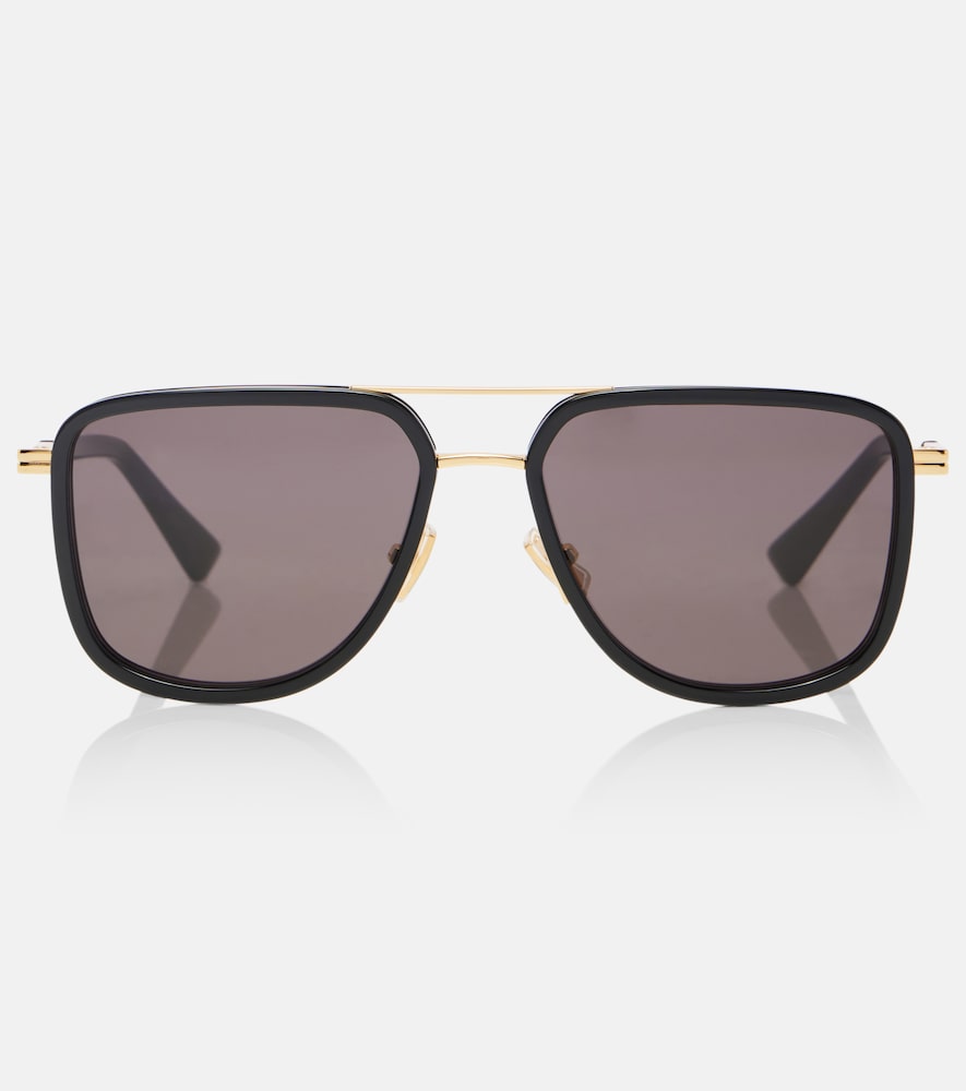 Bottega Veneta Metal Combi aviator sunglasses
