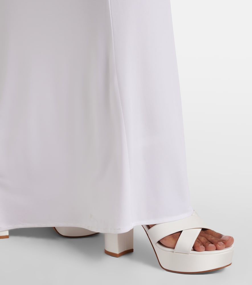 Gianvito Rossi Sabrina satin platform sandals