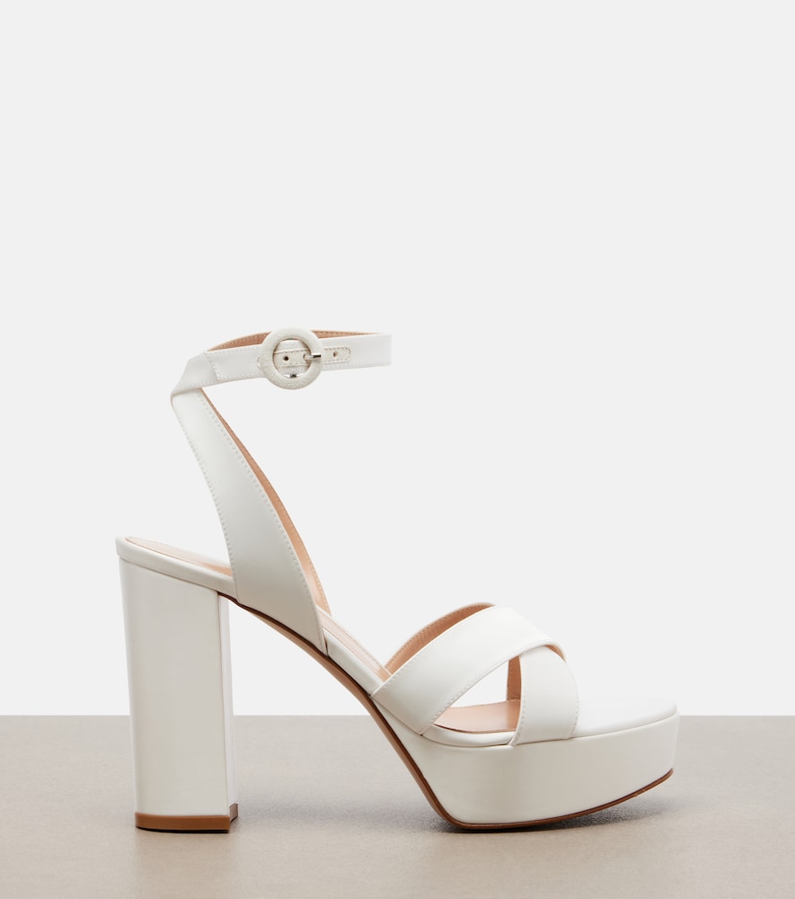 Sabrina Satin Platform Sandals
