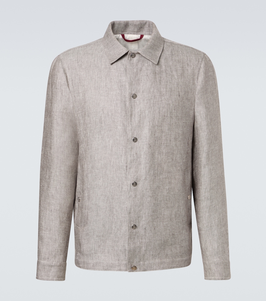 Brunello Cucinelli Hemp and Linen Overshirt by Brunello Cucinelli