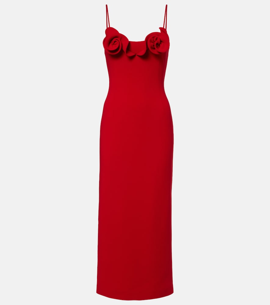 Midikleid aus einem Wollgemisch